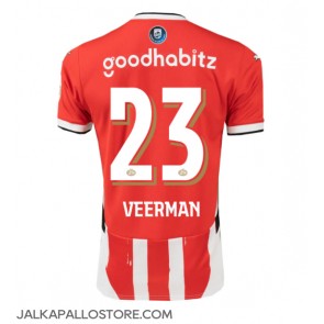 PSV Eindhoven Joey Veerman #23 Kotipaita 2024-25 Lyhythihainen